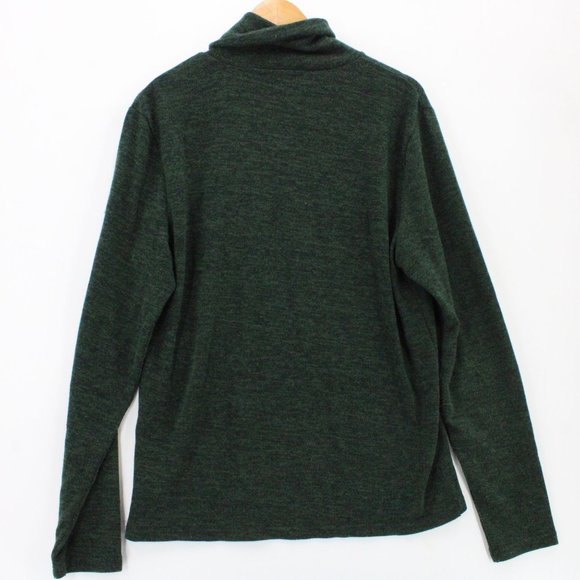 H2H Turtle Neck Sweater Mens Brown Pullover Long Sleeve Soft Cotton Blend Large - Picture 6 of 8